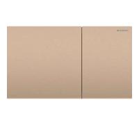 Plaque de fixation Geberit Sigma70 pour rinÃ§age Ã 2 quantitÃ©s, 115.622., Coloris: Acier inoxydable or rose - 115.622.QB.1