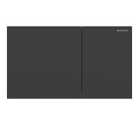 Geberit Sigma70 plaques de déclenchement pour rinçage à 2 quantités, 115622141, Couleur: Acier inoxydable laqué noir mat - CM