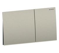 Geberit Sigma70 Plaques de déclenchement pour rinçage à 2 quantités, angulaires, 115.622.ID.1, Couleur: nickel brossé