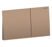 Plaque de fixation Geberit Sigma70 pour rinÃ§age Ã 2 quantitÃ©s, 115.622., Coloris: Acier inoxydable or rose - 115.622.QB.1