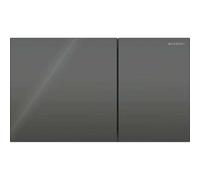 Plaque de déclenchement Geberit Sigma 70 Square 115622SJ1 pour double chasse, noire