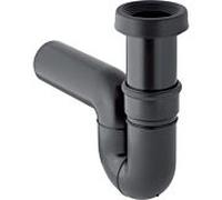 Geberit siphon 167733161 Ø 110 mm, sortie horizontale, pour Hock- WC , PE-HD, noir
