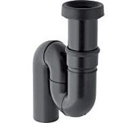 Geberit siphon 167734161 Ø 110 mm, sortie verticale, pour Hock- WC , PE-HD, noir