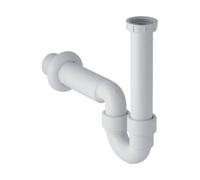 Geberit siphon de coude 152742111 2000 2000 / 2 "x 40 mm, sortie horizontale, pour Spülbecken , plastique, blanc