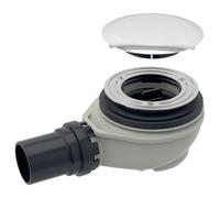 Geberit Bonde de receveur de douche 150.552.21.1 Ø90 mm avec bouchon et sortie PE 50 mm