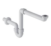 Geberit siphon de lavabo gain de place 40mm blanc 151.107.11.1