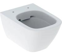 Geberit Smyle Square lavage mural WC 500379011 4,5 l, projection raccourcie, fermé, sans rebord, blanc