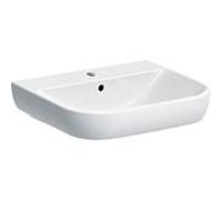 Geberit Smyle lavabo 500227011 blanc, 55x48cm, avec trou pour robinetterie et trop-plein