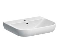 Geberit Smyle lavabo 500228, 60 x 48 cm, avec trou de robinetterie et trop-pl...