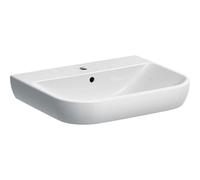 Geberit Smyle lavabo 500228011 blanc, 60x48cm, avec trou pour robinetterie et trop-plein