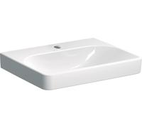 Geberit Geberit Lavabo Smyle Square 60x48cm, avec trou robinet, sans trop-plein, blanc Quantité:1