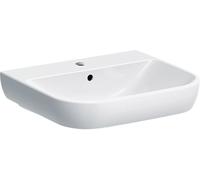Geberit Smyle lavabo 500230011 blanc, 65x48cm, avec trou pour robinetterie et trop-plein