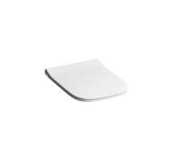 Geberit Smyle Square abattant de WC avec couvercle forme sandwich fixation par le haut blanc 500.239.01.1