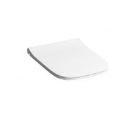 Geberit Smyle Square WC siège 500240011 blanc, avec mécanisme de fermeture amortie, charnières chromé