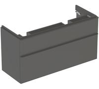 Geberit Smyle Square armoire 118.4x47x61.7 cm sous-lavabo suspendu noir 500.356.JK.1