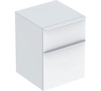 Geberit Smyle Square armoire latérale 500357001 45x60x47cm, avec 2 tiroirs, blanc brillant