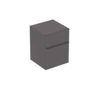 Geberit Armoire latérale Smyle Square 500.357.JK.1 45×60×47 cm 2 tiroirs Lave laqué mat