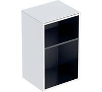 Geberit Smyle Square armoire latérale 500358001 36x60x29,9cm, ouvert, blanc brillant