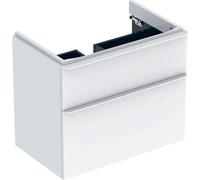 Geberit Smyle Square - Unterschrank für Waschtisch mit 2 Schubladen 734x617x470mm weiß