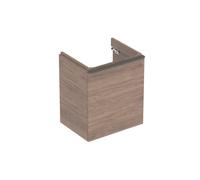 Geberit Smyle Square meuble sous-vasque 500365JR1 53,6x61,7x43,3cm, porte 2000 à droite, structure en bois noyer hickory