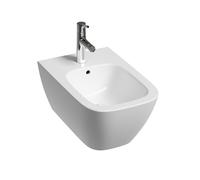 Geberit Smyle Square mural Bidet 500209011 blanc , forme fermée, avec trop-plein