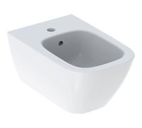 Geberit Smyle Square mur Bidet 500209018 KeraTect/ blanc , forme fermée, avec trop-plein