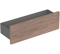 Geberit Smyle Square étagère de salle de bain 45 cm noir-noyer 500.362.JR.1