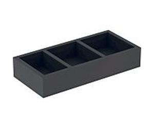 Geberit Smyle Square insert de tiroir 500677001 32,3x5,9x15cm, lave structurée, division H