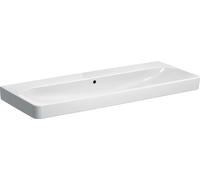 Geberit Smyle Square lavabo 120x48 cm rectangulaire classique-de meuble-encastrée blanc 500.225.01.8