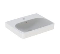 Geberit Smyle Square lavabo 500259011 blanc, 55x44cm, avec trou pour robinetterie et trop-plein