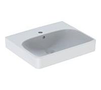 Geberit Lave-mains Smyle Square 500256018 KeraTect blanc 50x41cm avec trou et trop-plein