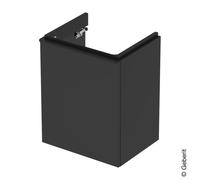Geberit Smyle Square, meuble sous-lavabo, 500364, 492x617x406mm, avec 1 porte, ouverture à gauche, 500.364.JK.1, Couleur: Lave / laqué mat