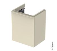 Geberit Meuble sous-lavabo Smyle Square 500.364 492x617x406 mm 1 porte gauche Laqué gris sable