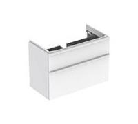 Geberit Smyle Square armoire sous lavabo, 500354, 884x617x470mm, avec 2 tiroirs, 500354001, Couleur: Laque brillante blanche - CM