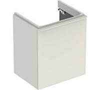 Geberit Armoire sous-lavabo Smyle Square 536x617x433mm 1 porte gauche Laque brillante gris sable
