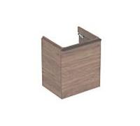Geberit Smyle Square meuble sous-vasque 500366JR1 53,6x61,7x43,3cm, porte 2000 à gauche, structure en bois noyer hickory