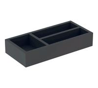 Geberit Smyle Square insert de tiroir 500678001 32,3x5,9x15cm, division en T, lave structuré