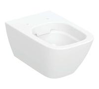Geberit WC mural Smyle Square 500208018 blanc KeraTect sans rebord forme fermée