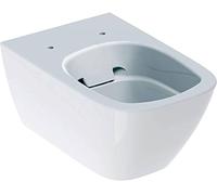 Geberit Smyle Square WC lavables, sans Rebord, Suspendus, 4,5/6l, Forme fermée, Coloris: Blanc - 500.208.01.1