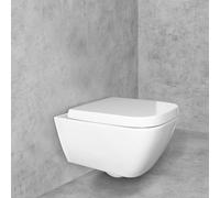 Geberit Smyle Square lavage mural WC 500208018 blanc KeraTect, sans rebord, forme fermée