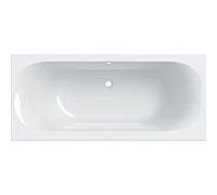 Geberit baignoire rectangulaire Soana, Duo, baignoire Ã encastrer, bord Ã©troit, 180 x 80 cm, blanc - 554.007.01.1