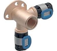 Geberit Support de raccordement d'angle FlowFit 620921001 DN 15, Ø 20 mm, Rp 2000 / 2, 5,3 cm, 90 degrés