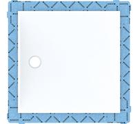 Geberit Surface de douche Setaplano, 120 x 120 cm, hauteur 4,5 cm, blanc-alpi...