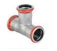 Geberit-Té égal acier carbone D28mm Réf 21005