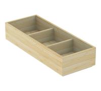 Geberit Ajusteur de tiroir 503194001 – cloison en H, bambou laqué, 32,9×12,7×6,7 cm