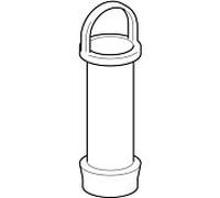 Tuyau de trop-plein Geberit 598108000 pour aires de jeux et de lavage