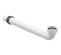 Geberit tuyau de vidange avec écrou-raccord 240865111 plastique blanc
