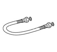 Geberit Tuyau de raccordement pour réservoir à encastrer 240069001 – 2 écrous R3/8 (jusqu'en 1998)