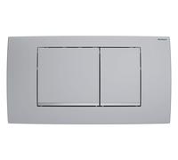 Geberit Plaque de commande Twinline30 115.899.JQ.1, double chasse, laqué chrome mat
