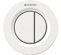 Geberit Typ 01 bouton de chasse d'eau pour WC blanc 116.043.11.1
